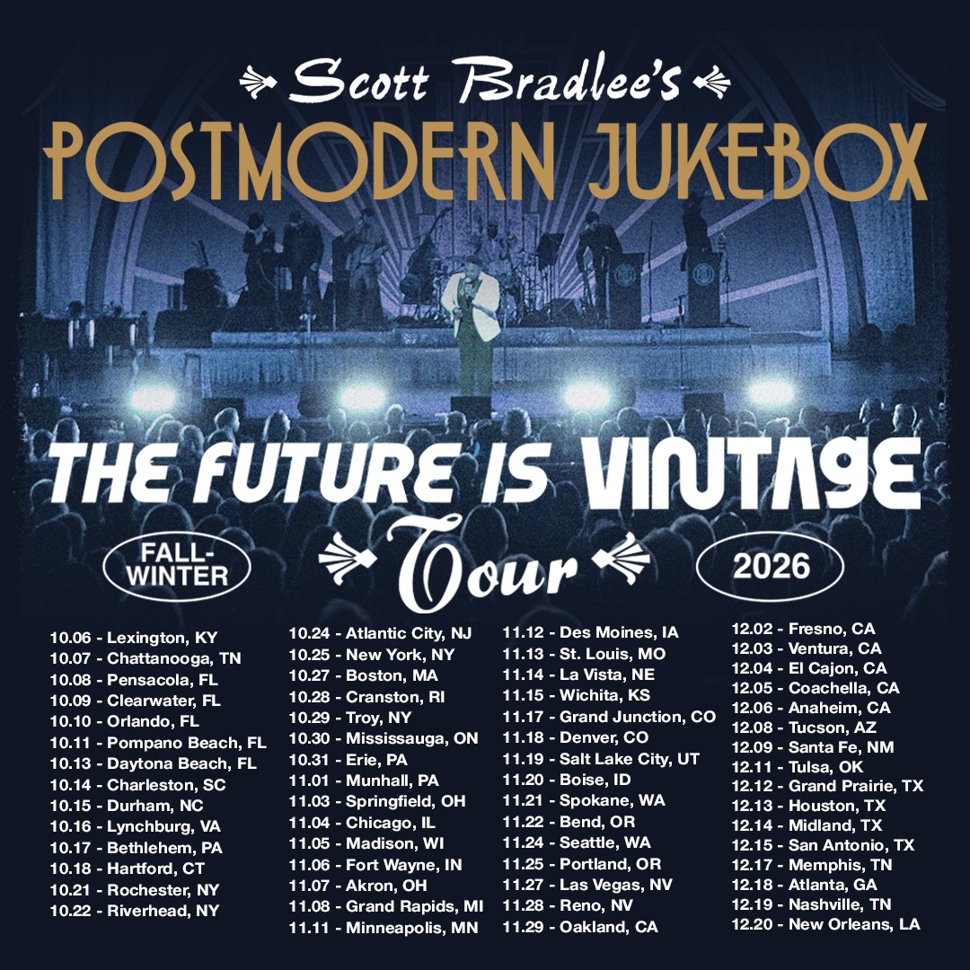 Postmodern Jukebox The Future is vintage Tour Poster 2026